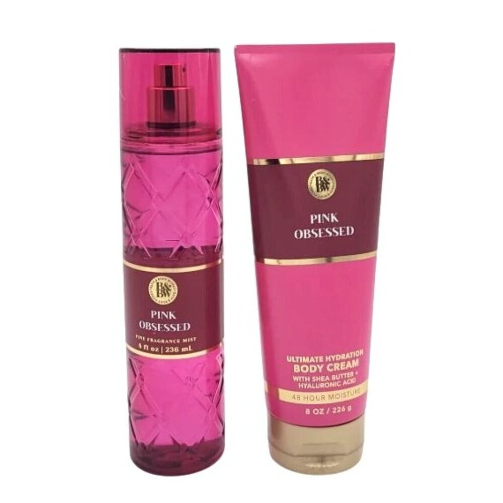Pink Obsessed Fine Fragrance Mist & Ultimate Hydration Body Cream Set NEW
